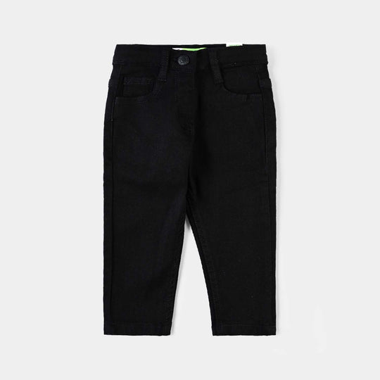 Infant Girls Denim Stretch Pant Basic-BLACK