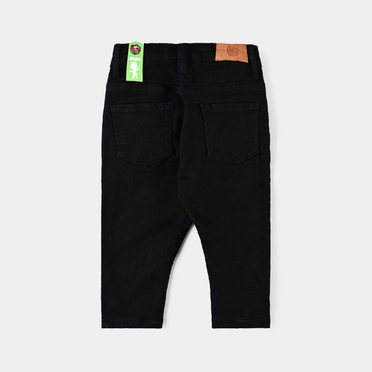 Infant Girls Denim Stretch Pant Basic-BLACK