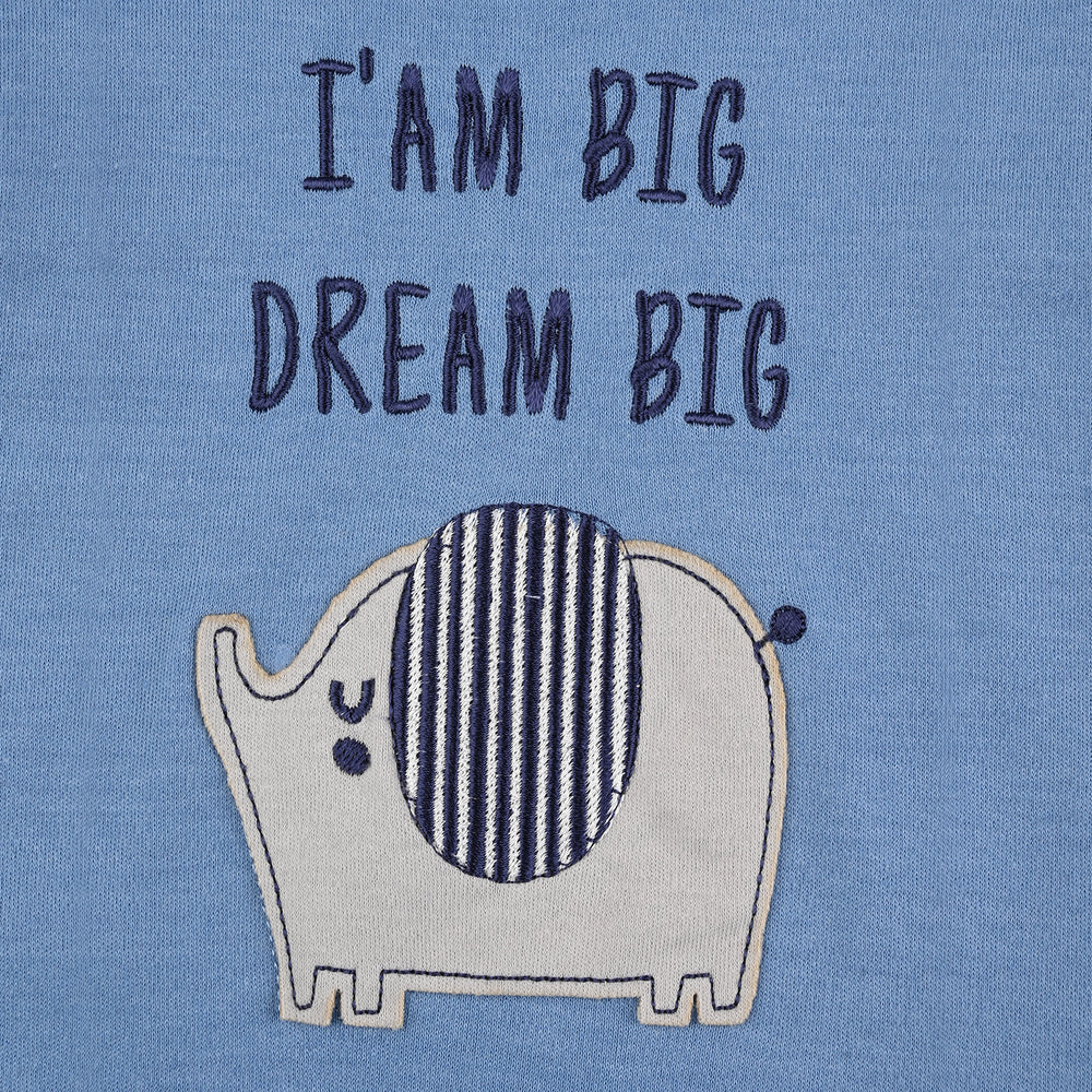 Infant Boys Cotton Interlock T-Shirt Dream-Blue