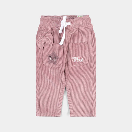 Infant Girls Corduroy Pant Star-T.Pink