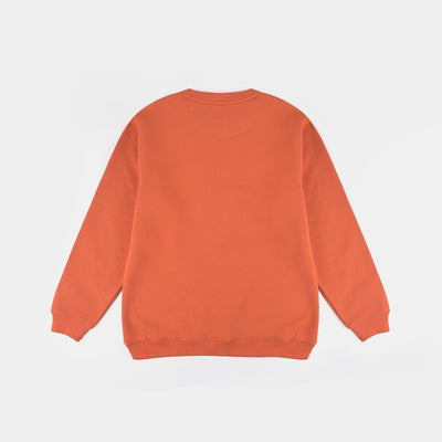 Teens Boys Fleece  Sweatshirt Journey-Apr.Orange