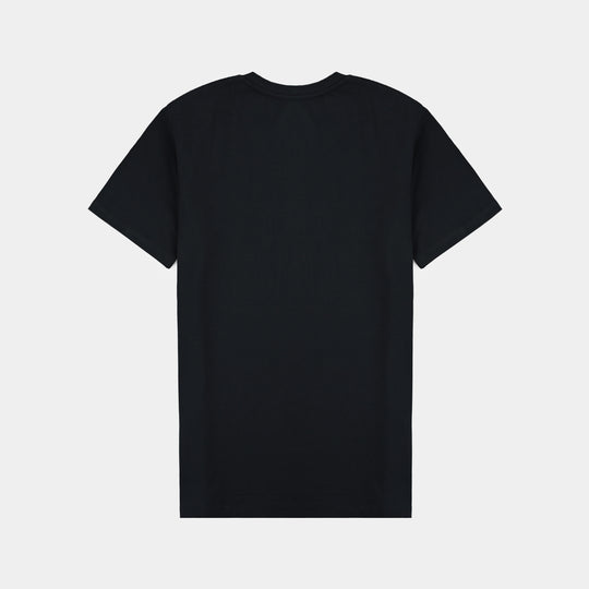 Teens Boys Lycra Jersey T-Shirt - Black/NASA