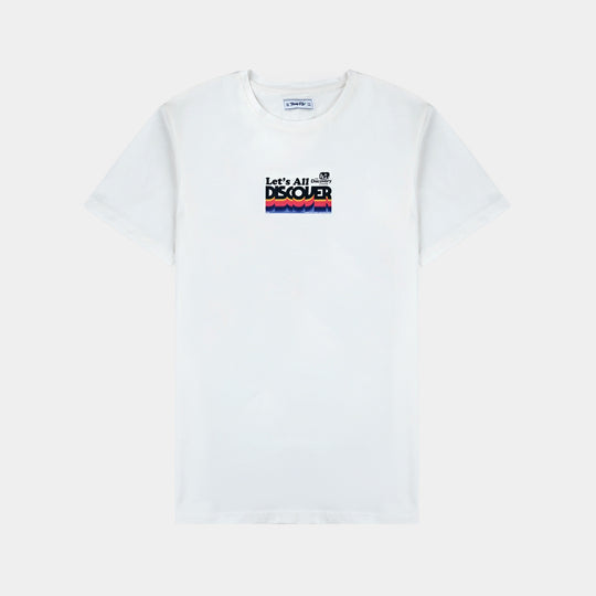 Teens Boys Lycra Jersey T-Shirt (Discover) - White