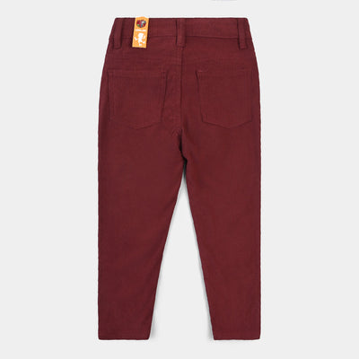 Boys Corduroy Pant Mountains-Burgundy