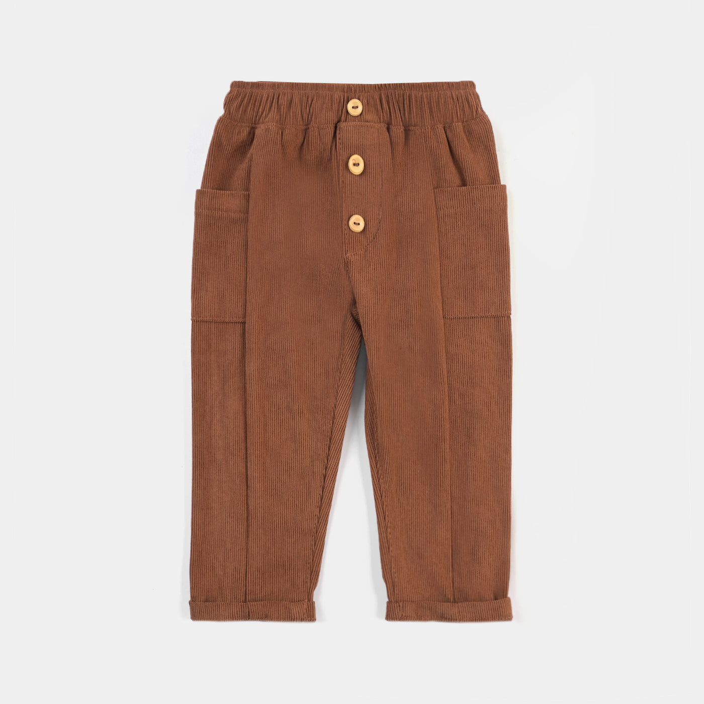 Infant Boys Corduroy Pant Good Times Ahead-Rust