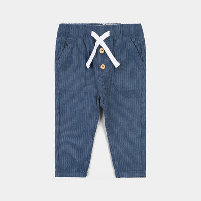 Infant Boys Corduroy Pant Two Buttons-NAVY