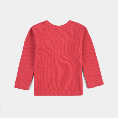 Infant Unisex Thermal Red Inner Wear-Red