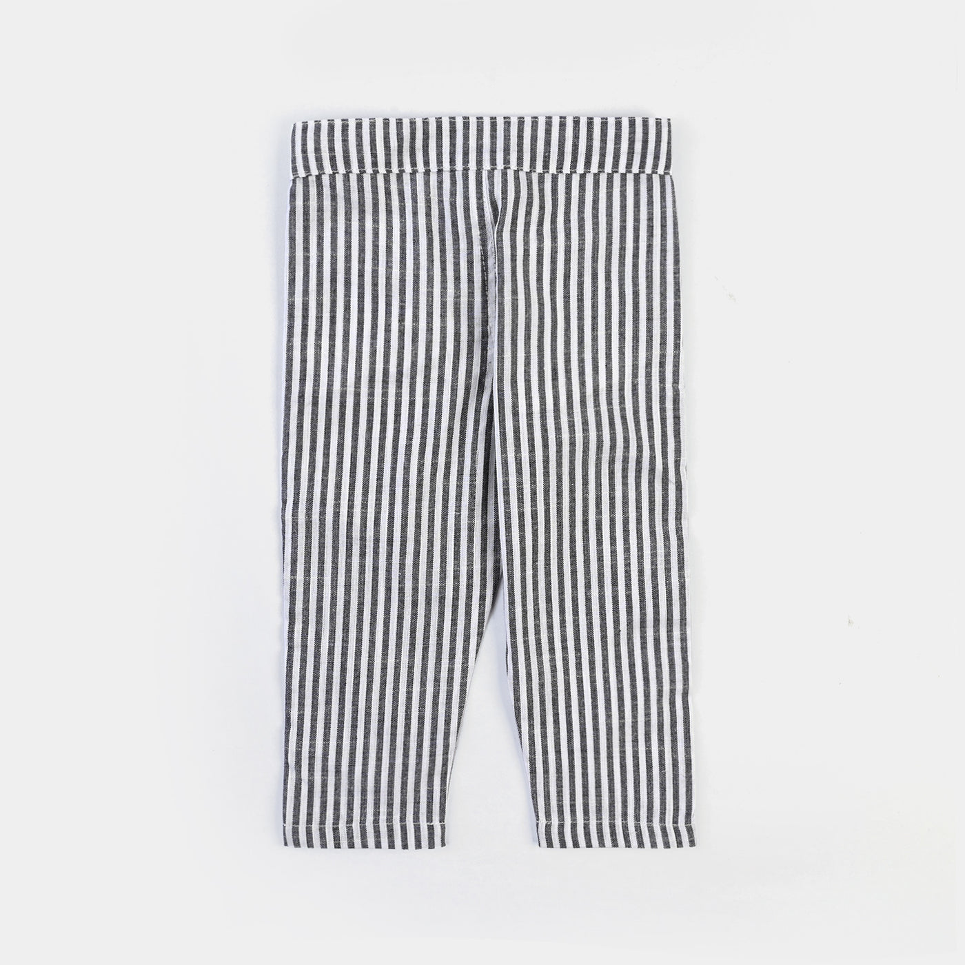 Infant Boys Yarn Dyed Woven Suit F/S Black Stripe-Black/White