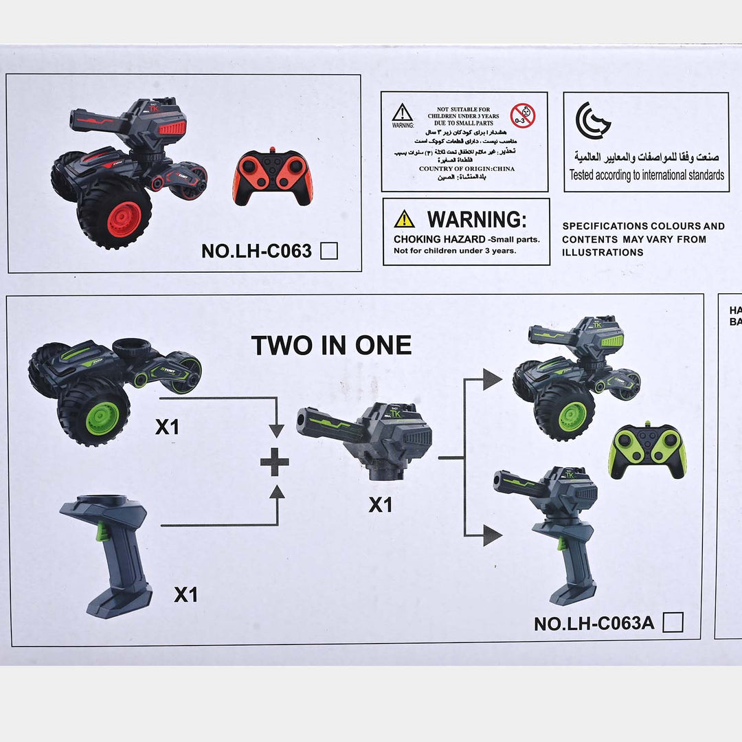 Remote Control Stunt & Targeting Vehicle For Kids