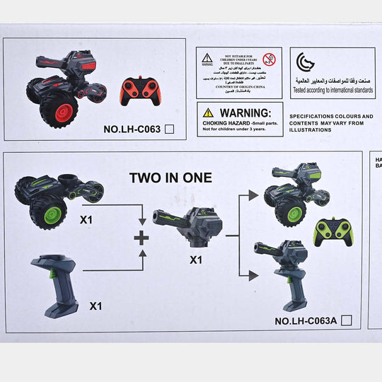 Remote Control Stunt & Targeting Vehicle For Kids