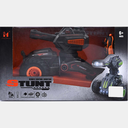 Remote Control Stunt & Targeting Vehicle For Kids