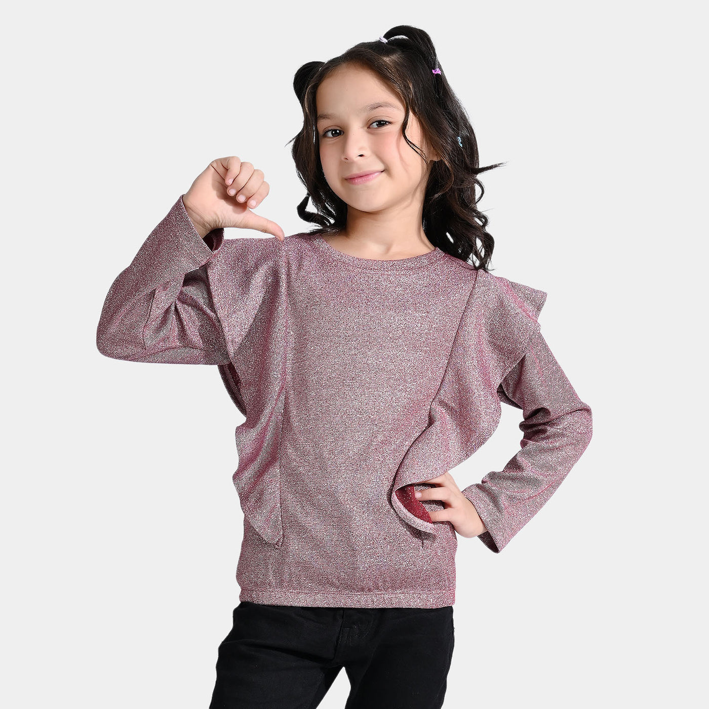 Girls Cotton Jersey T-Shirt F/S Moonlight