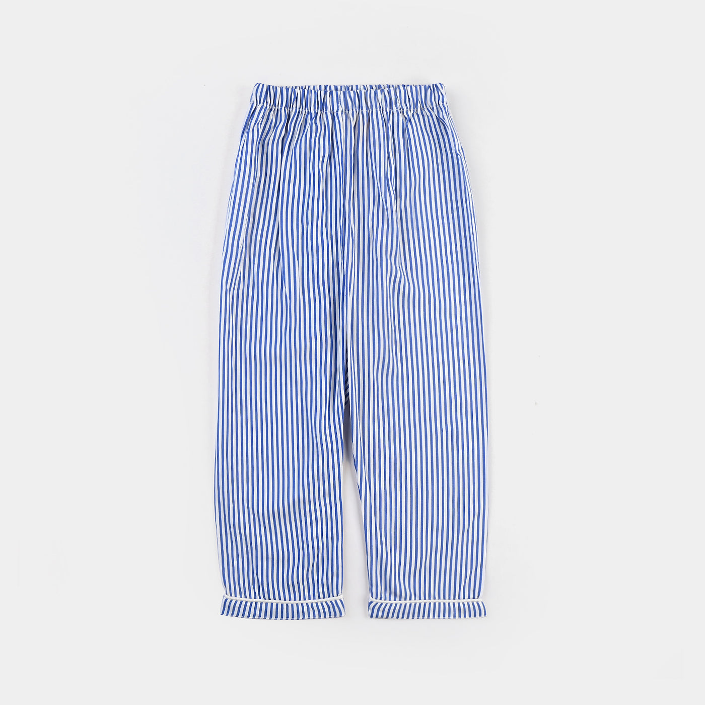 Boys Viscose Nightwear Blue Stripe-Blue/White