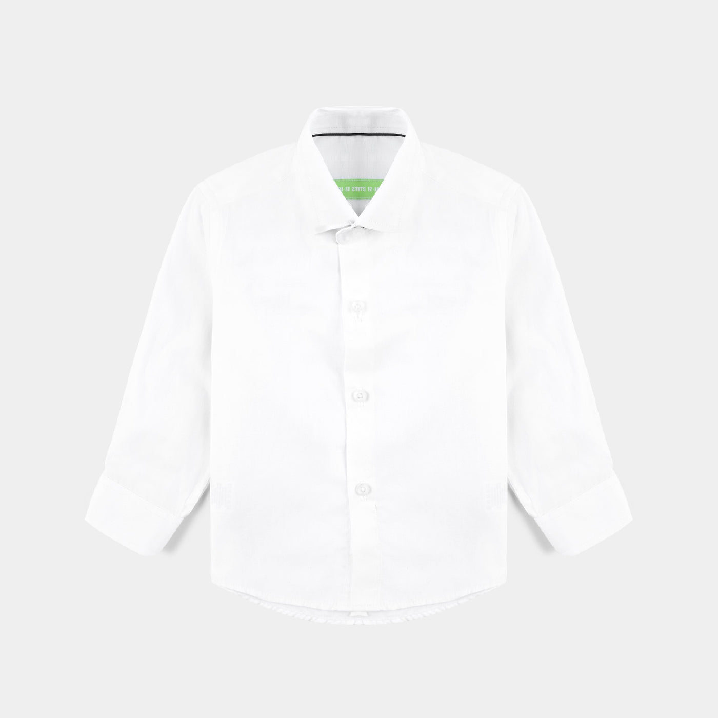 Infant Boys Cotton Poplin Formal Shirt-White