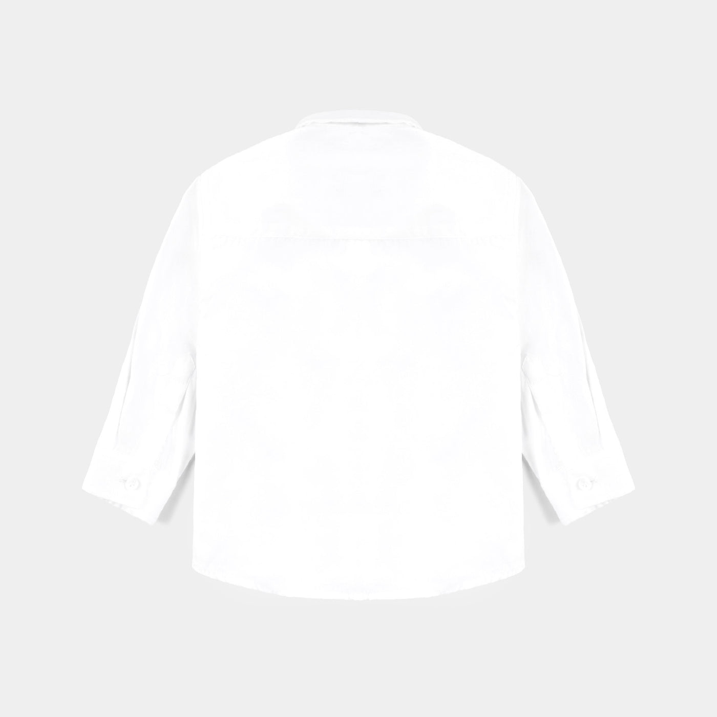 Infant Boys Cotton Poplin Formal Shirt-White