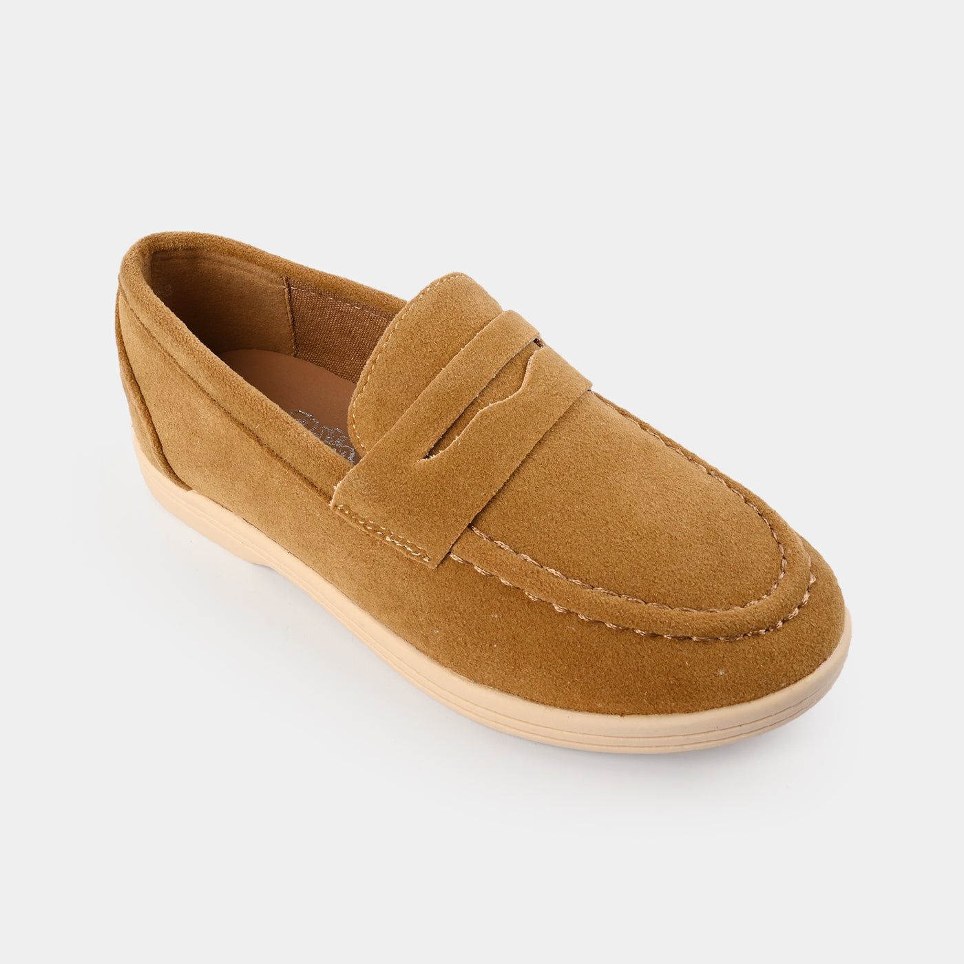 Boys Loafer 703-8-CAMEL