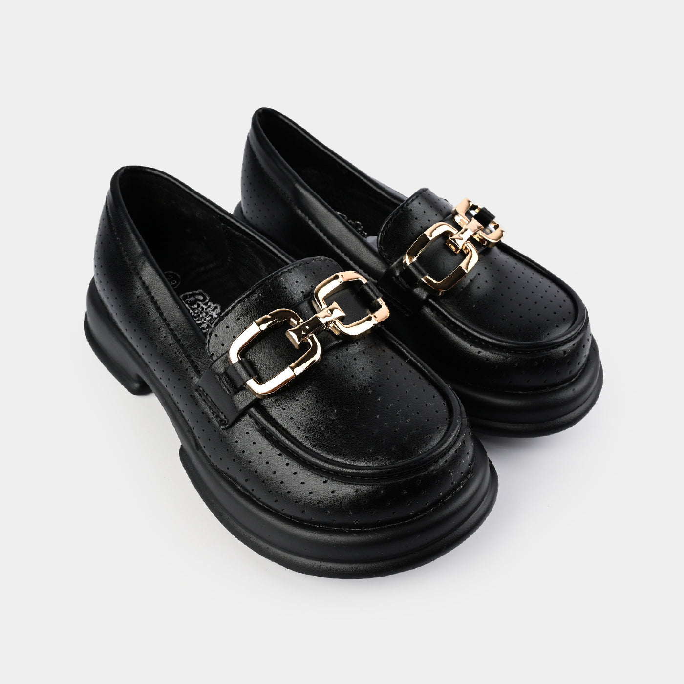 Girls Loafer 703-1-BLACK