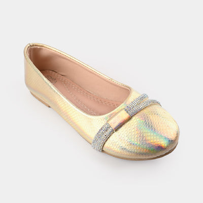 Girls Pumps 1312-Golden