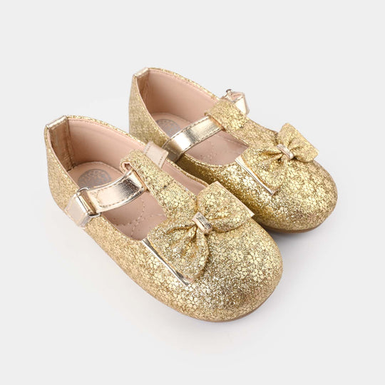 Girls Pumps 11-24-Golden