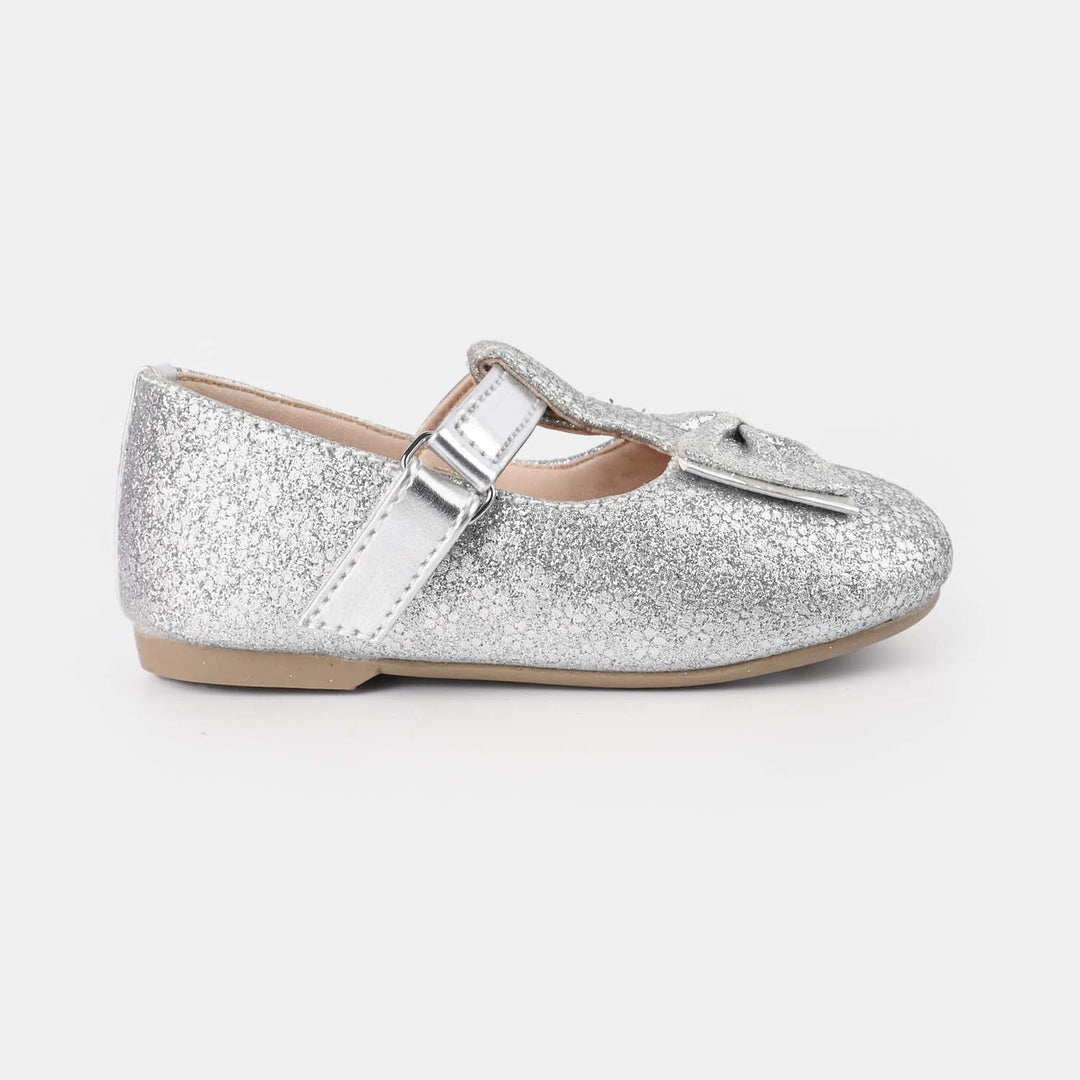 Girls Pumps 11-24-SILVER