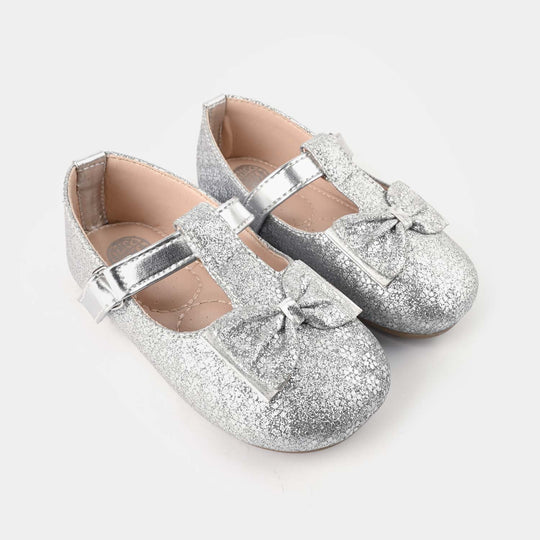 Girls Pumps 11-24-SILVER