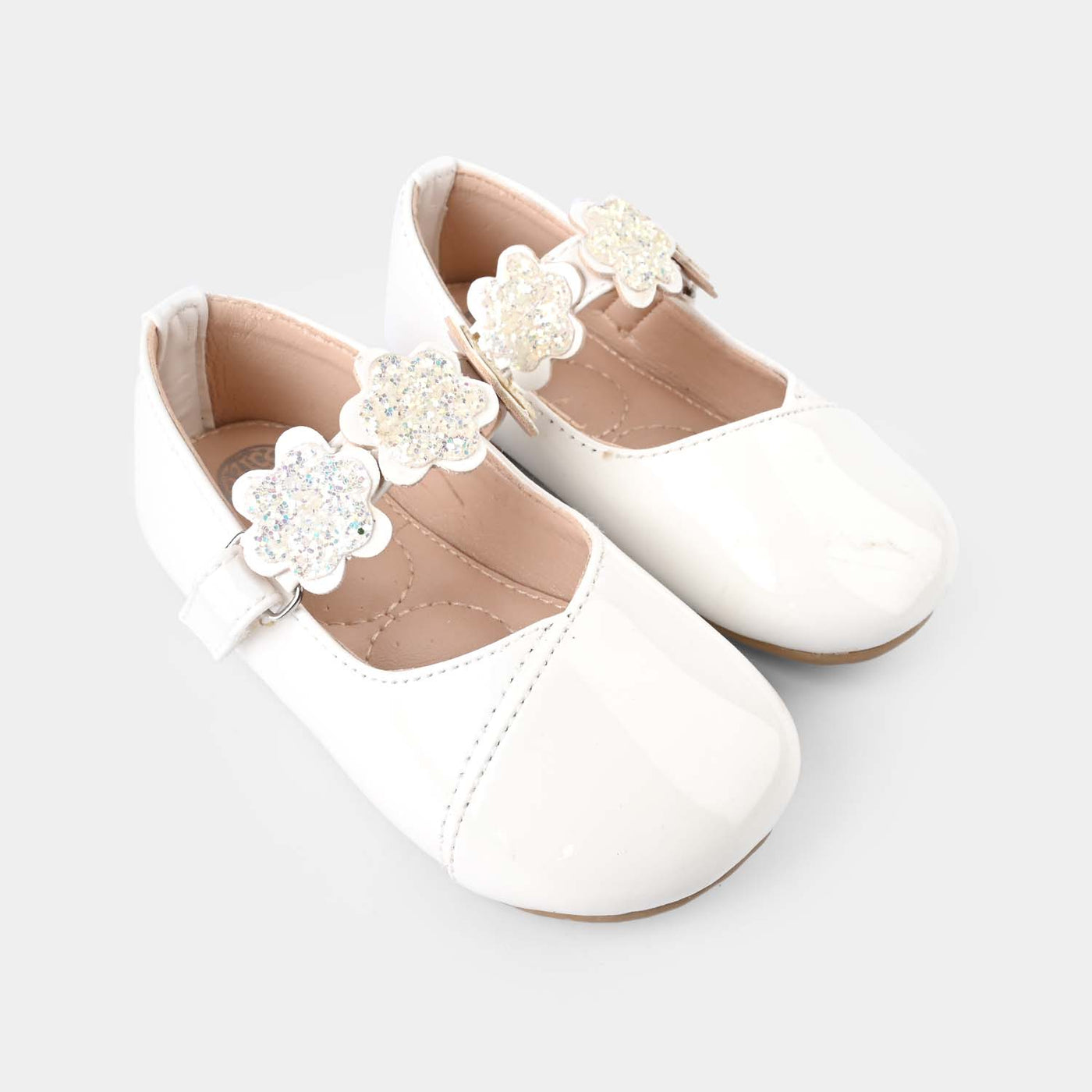 Girls Pumps 11-25-White