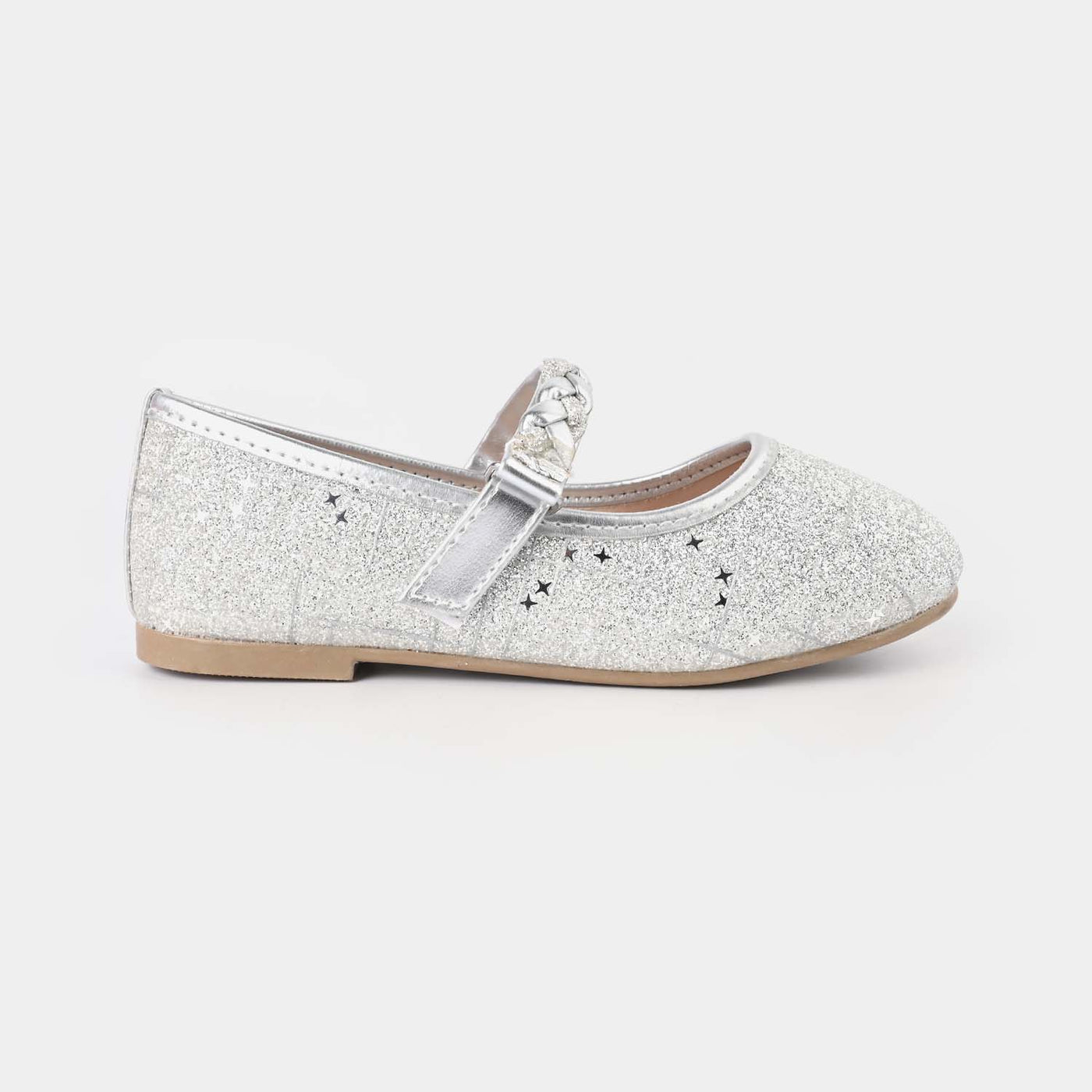 Girls Pumps 11-27-SILVER