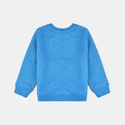 Infant Boys Cotton Terry Sweatshirt Loudest-Blue