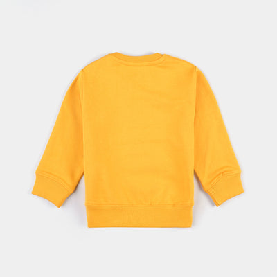 Infant Boys Cotton Terry Sweatshirt Character-Citrus