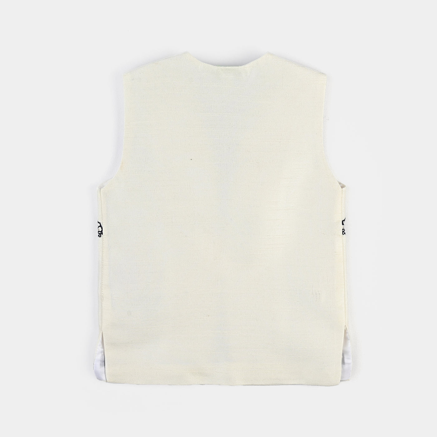 Infant Boys Poly Viscose Waistcoat-Cream