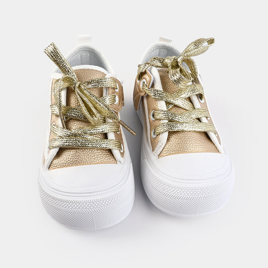 Girls Sneaker WS-007-Golden