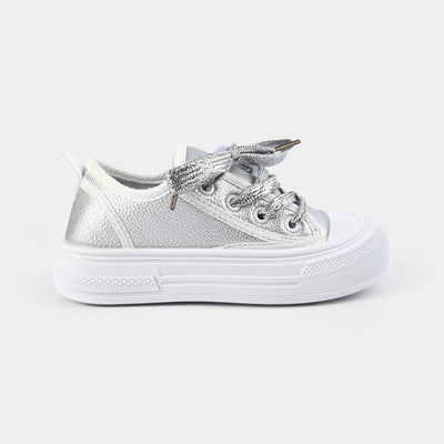 Girls Sneaker WS-007-SILVER