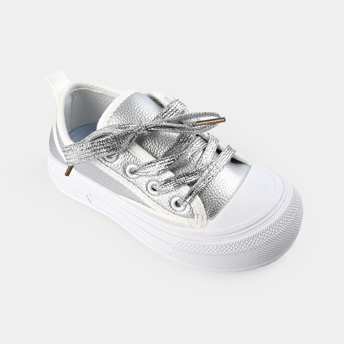 Girls Sneaker WS-007-SILVER