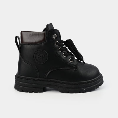 Boys Boots WS-001-Black/Coffee