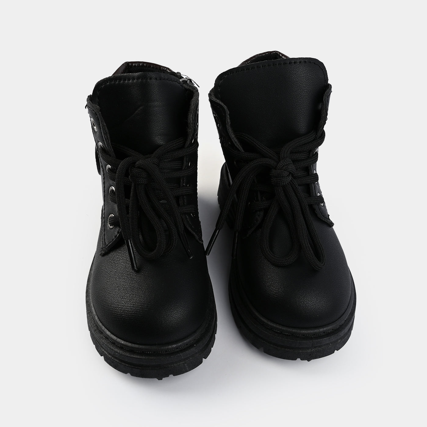 Boys Boots WS-001-Black/Coffee