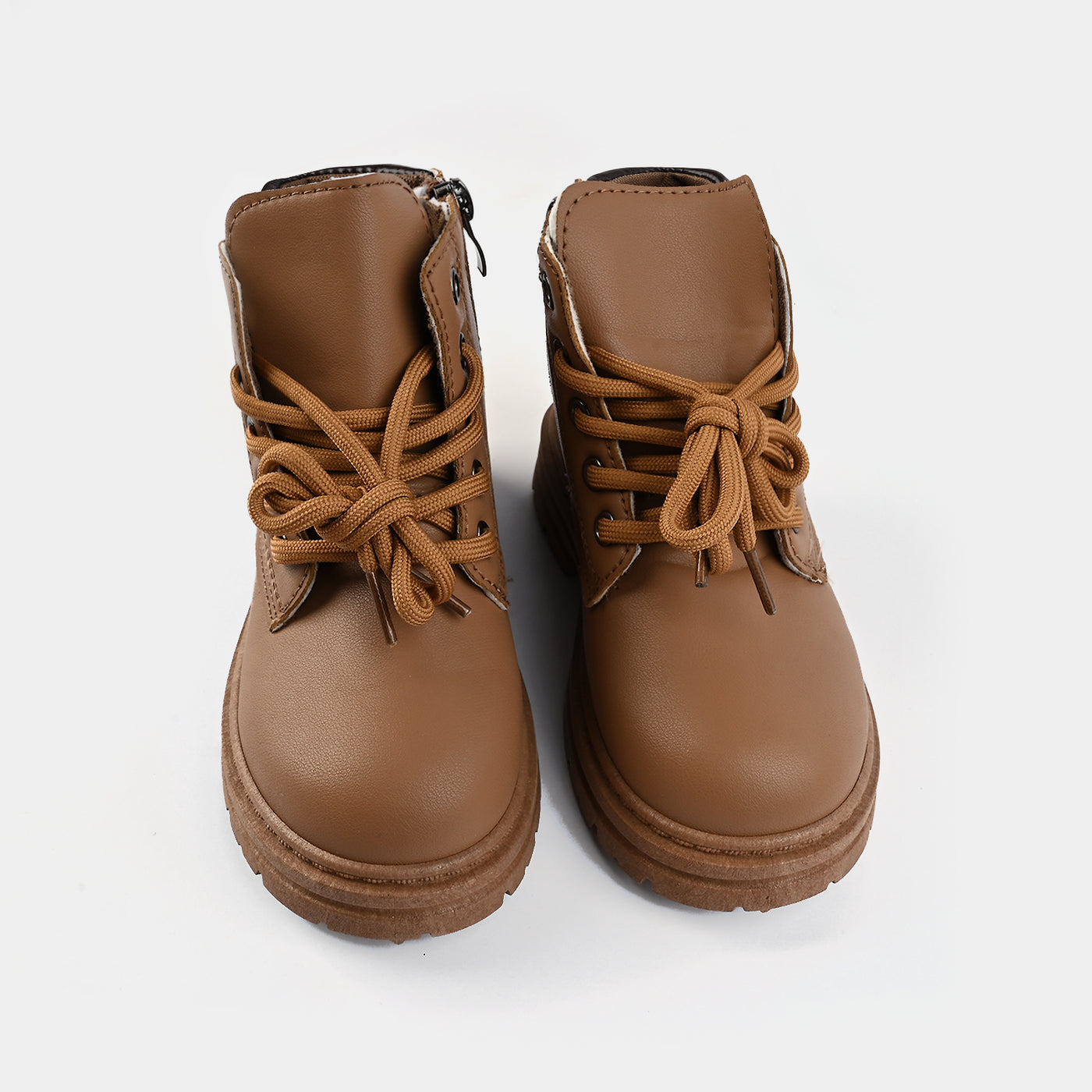 Boys Boots WS-001-Camel/Coffee