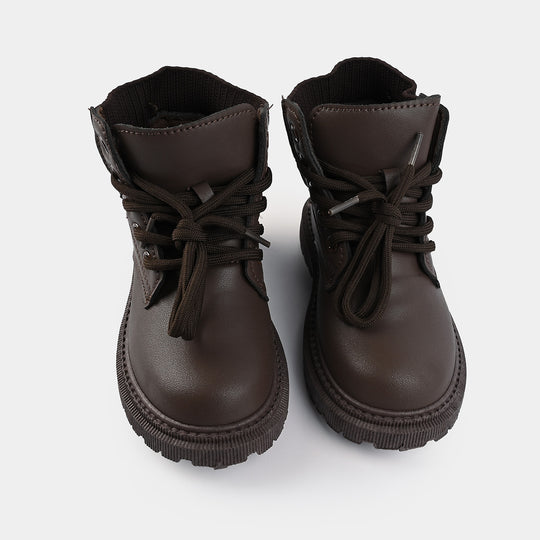 Boys Boots WS-002-COFFEE