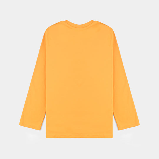 Boys Cotton Jersey T-Shirt F/S-Citrus