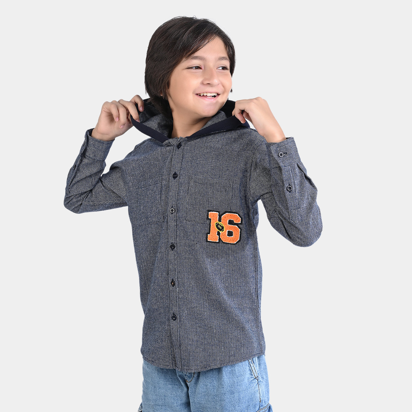 Boys Flannel Casual Shirt F/S