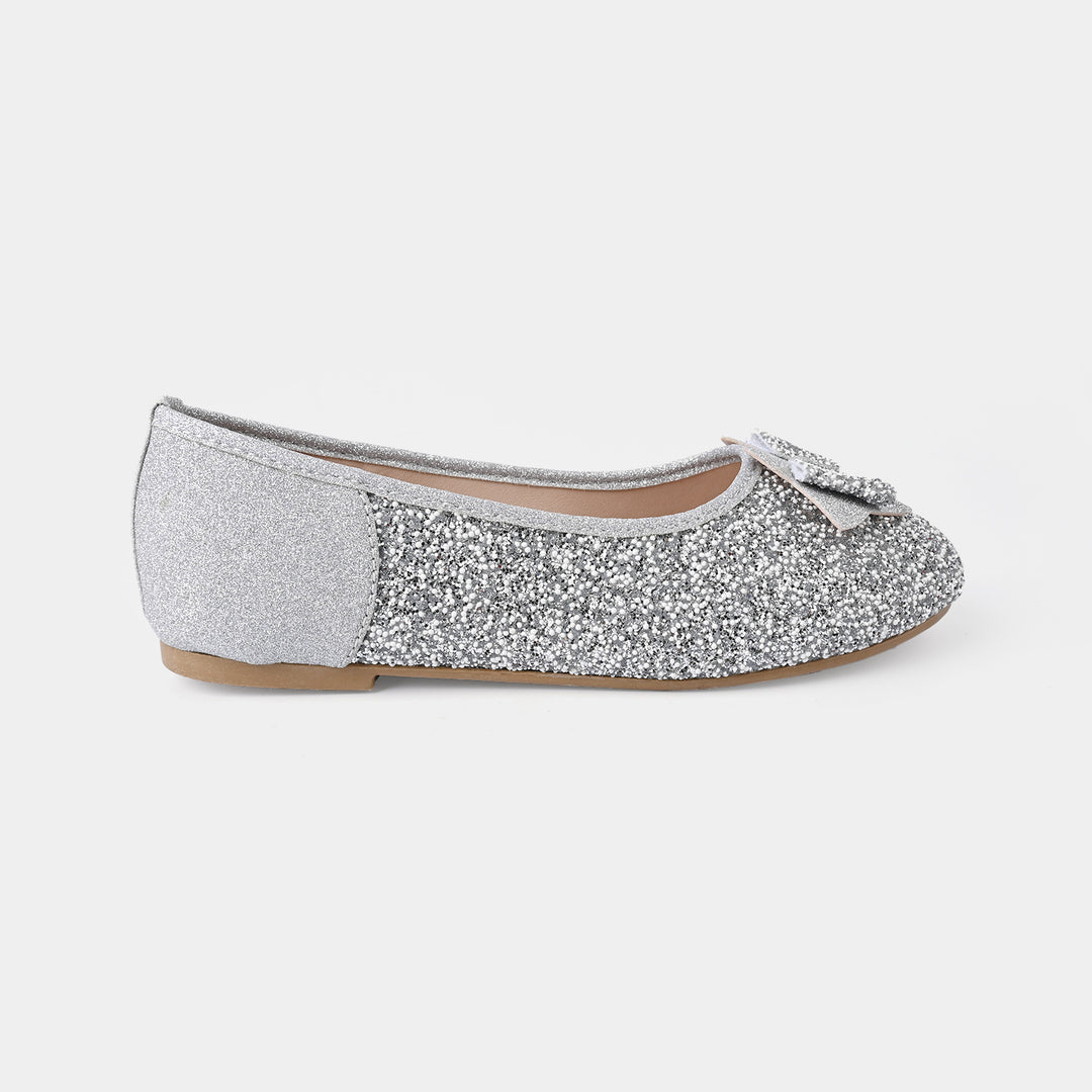 Girls Pumps ZP-046-SILVER