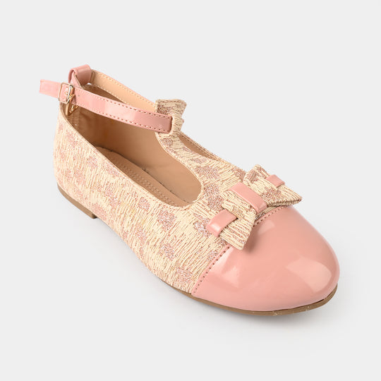 Girls Pumps ZP-047 - Peach