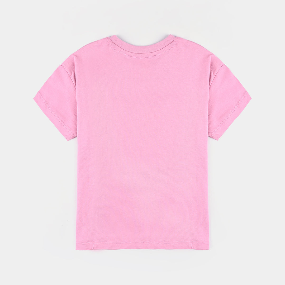 Girls Cotton jersey T-Shirt H/S Magical-Prism.Pnk