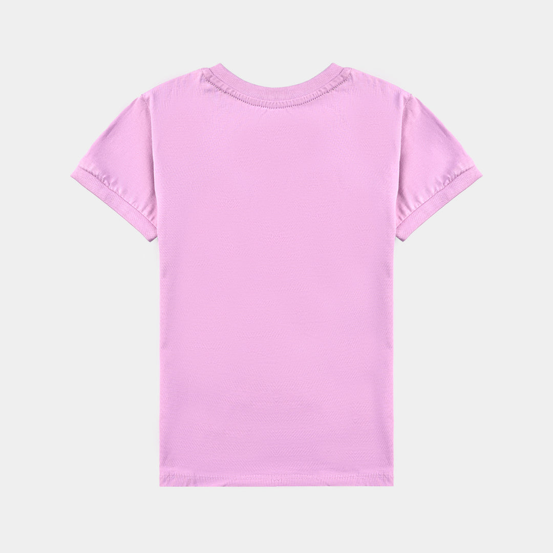 Girls Cotton Jersey T-Shirt H/S Believe Character