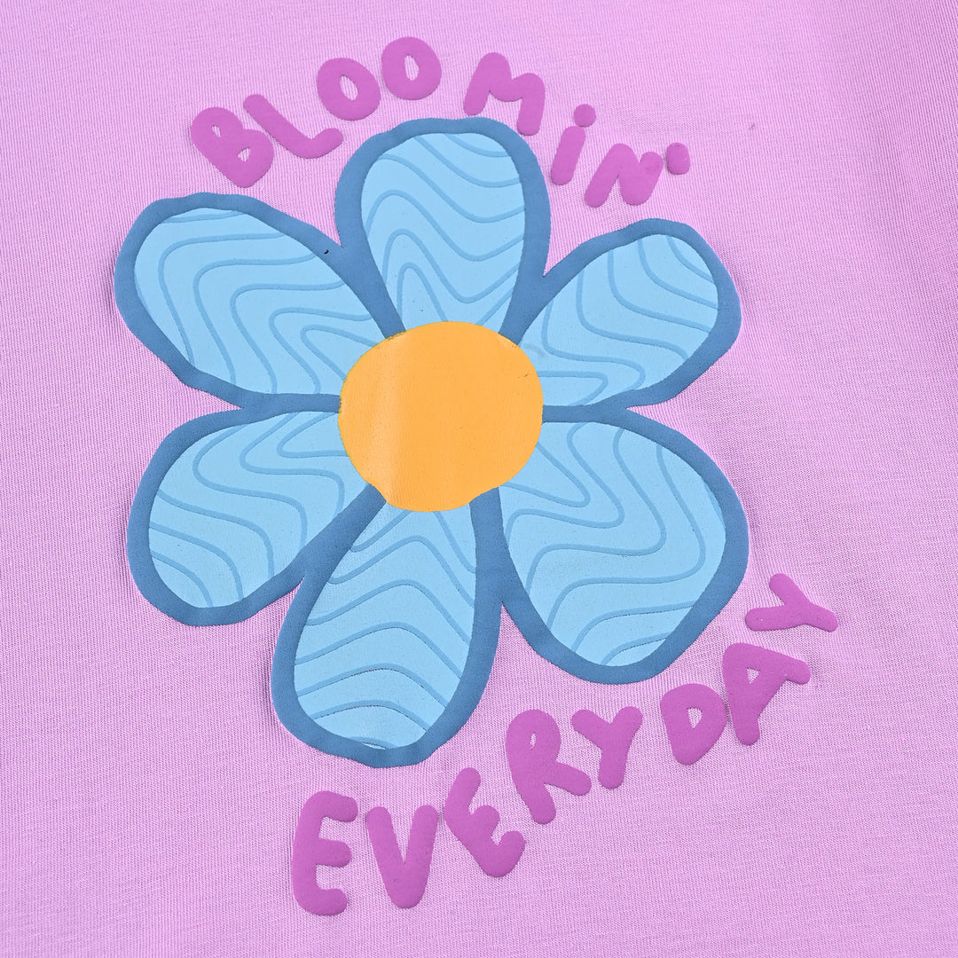 Girls Cotton Jersey T-Shirt H/S Blooming Everyday