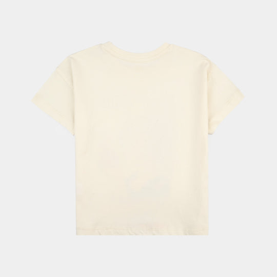 Girls Cotton Jersey T-Shirt H/S -Vanilla Ice