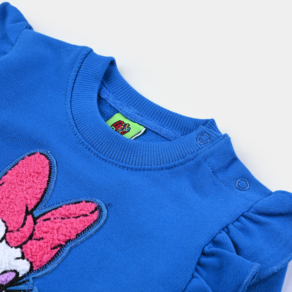 Infant Girls Cotton Terry Sweatshirt Character