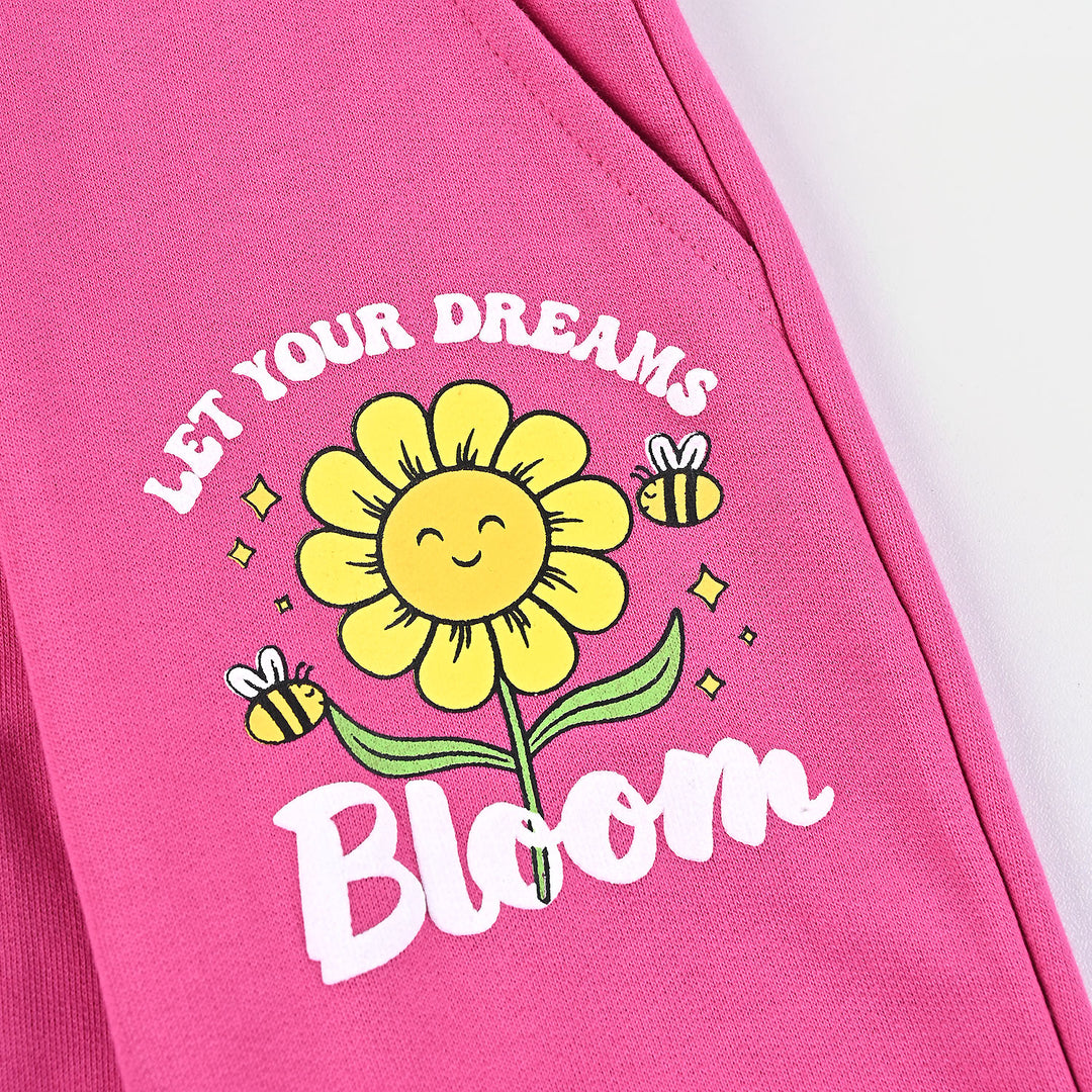 Girls Jersey/Terry Jersey Pyjama Bloom-Pink