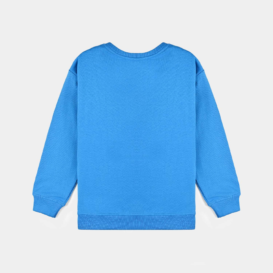 Boys Cotton Terry Sweatshirt Ride All The Way