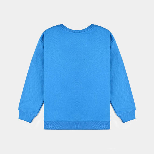 Boys Cotton Terry Sweatshirt Ride All The Way