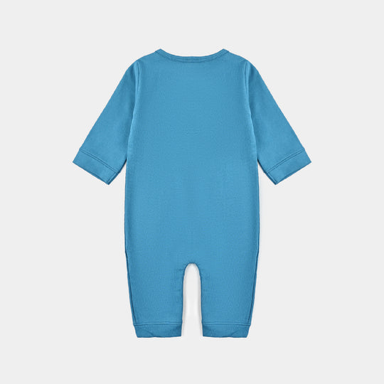 Infant Boys Cotton Terry Romper Character